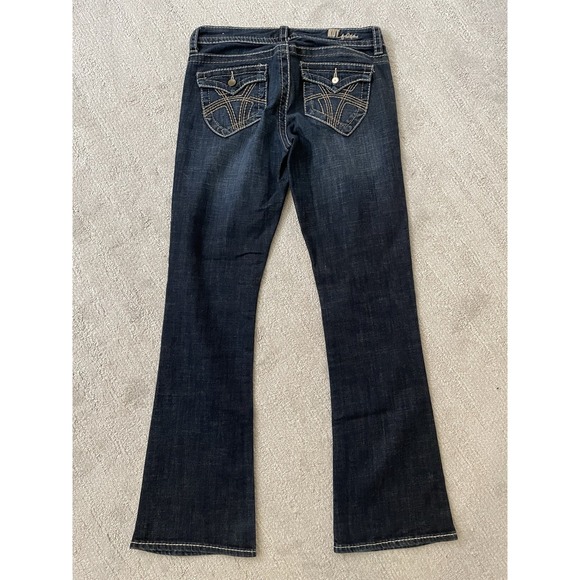 KUT From The Kloth Natalie High Rise Bootcut Jeans Womens 2 Blue Dark Wash Denim - Picture 7 of 11